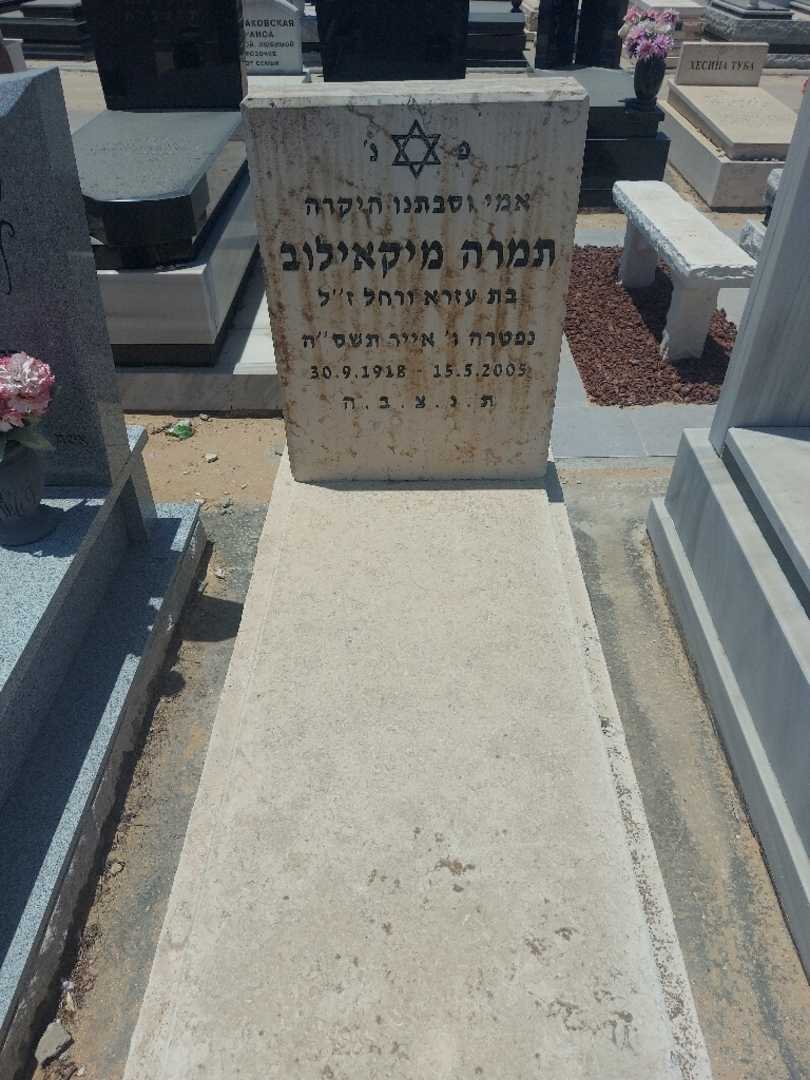 קברו של תמרה מיקאילוב. תמונה 1