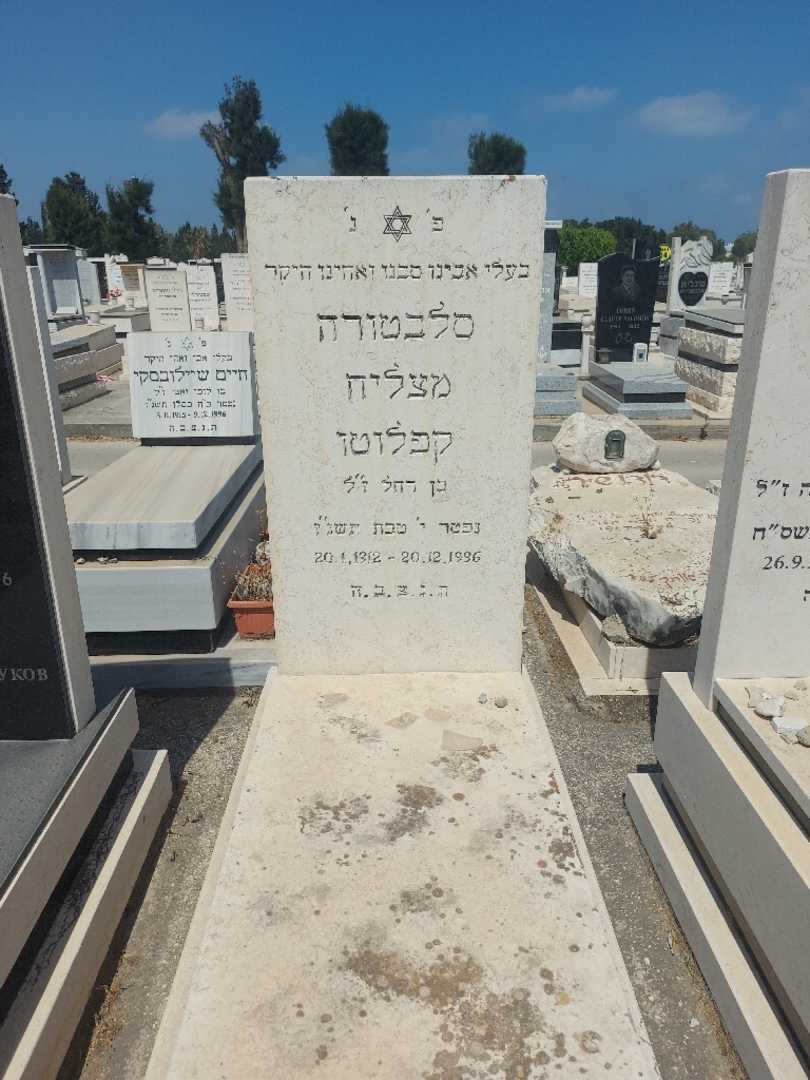 קברו של סלבטורה מצליח קפלוטו. תמונה 1