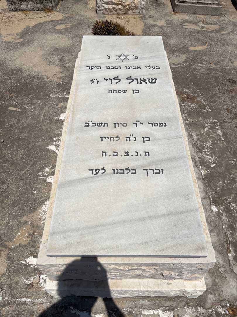 קברו של לוי שאול. תמונה 1