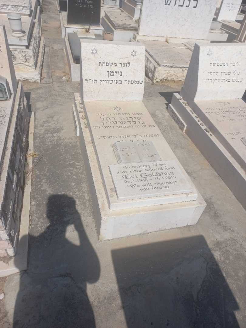 קברו של אירנה גולדשטיין. תמונה 1