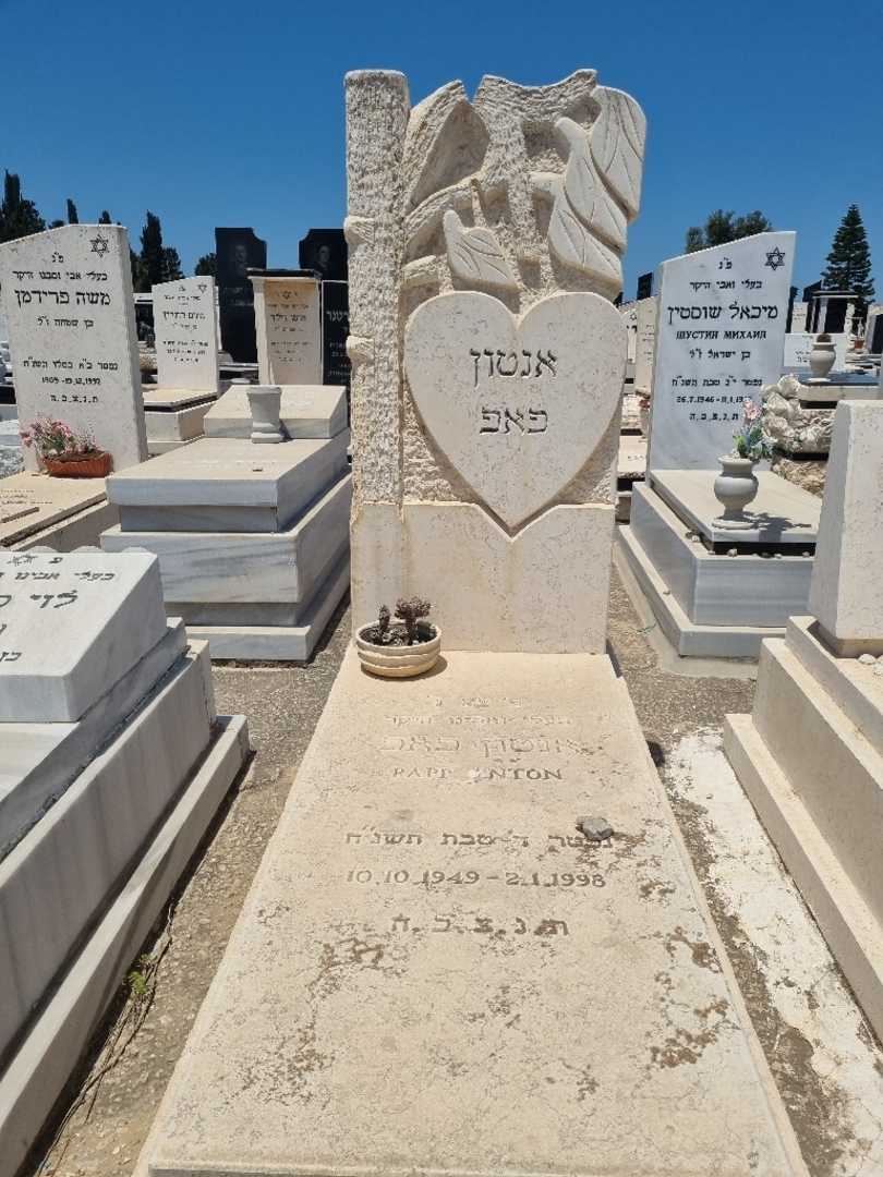 קברו של אנטון פאפ. תמונה 1