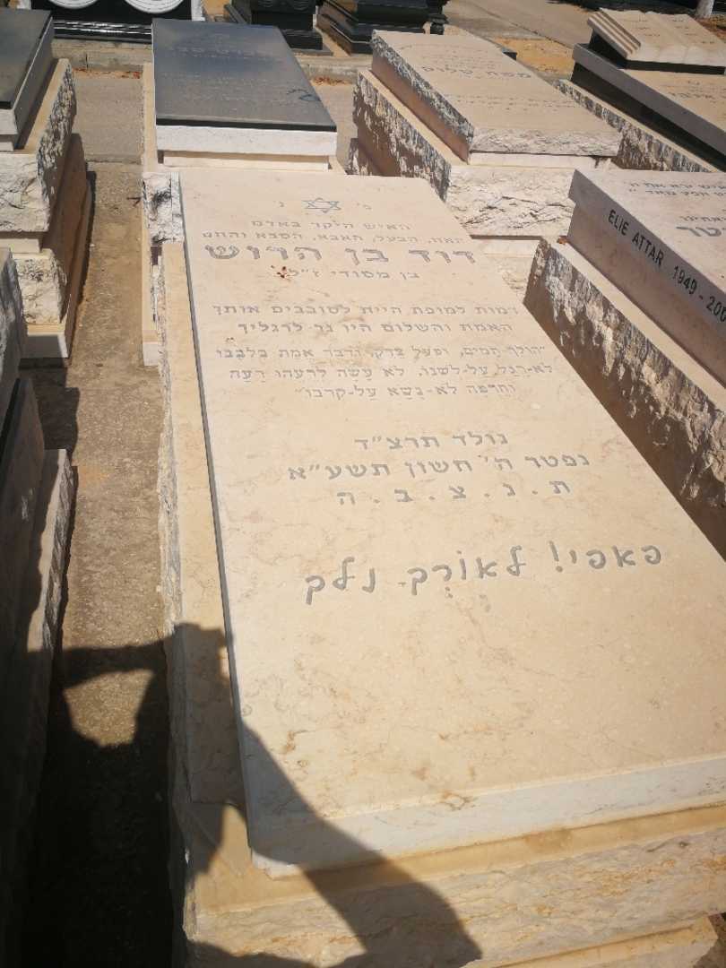 קברו של דוד בן הרוש. תמונה 1