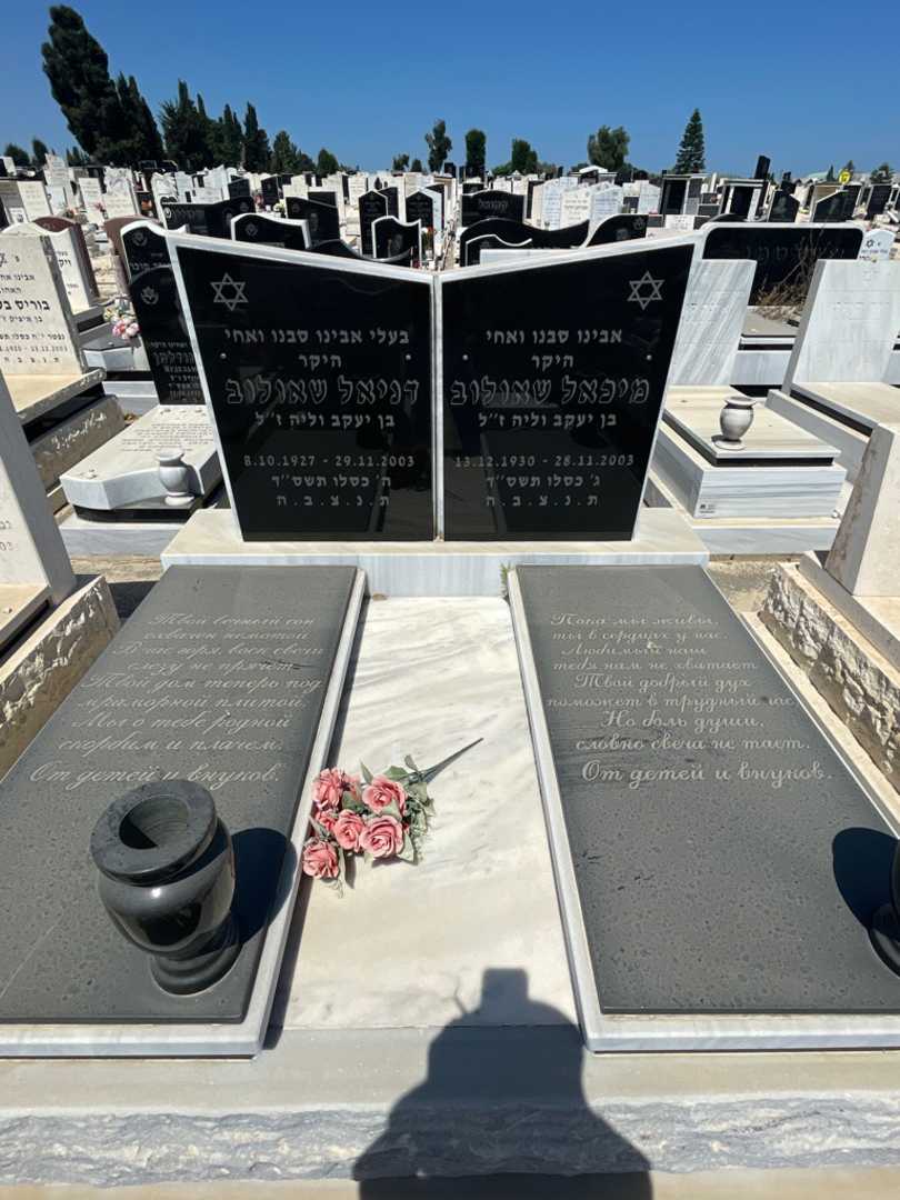 קברו של מיכאל שאולוב. תמונה 1