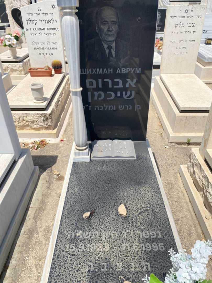 קברו של אלכסיי שיכמן. תמונה 1