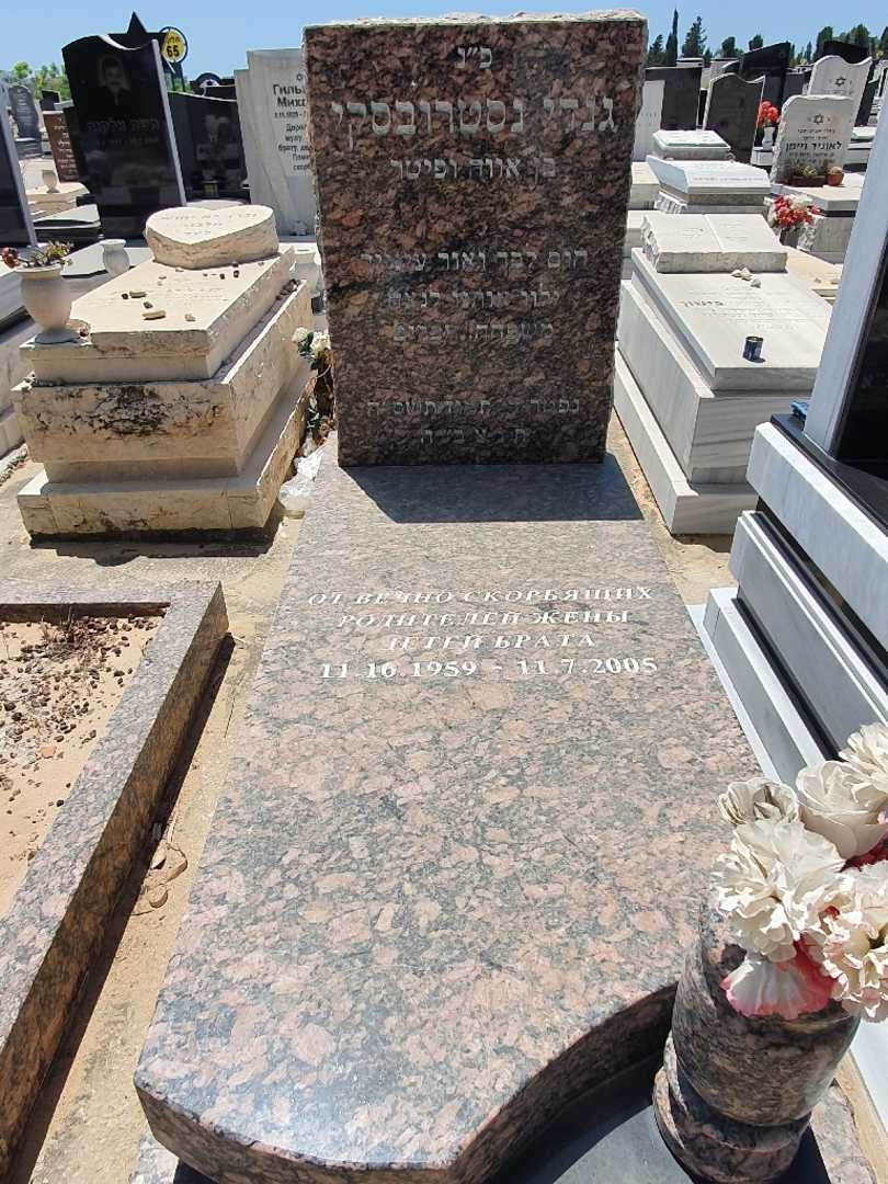 קברו של גנדי נסטרובסקי. תמונה 1