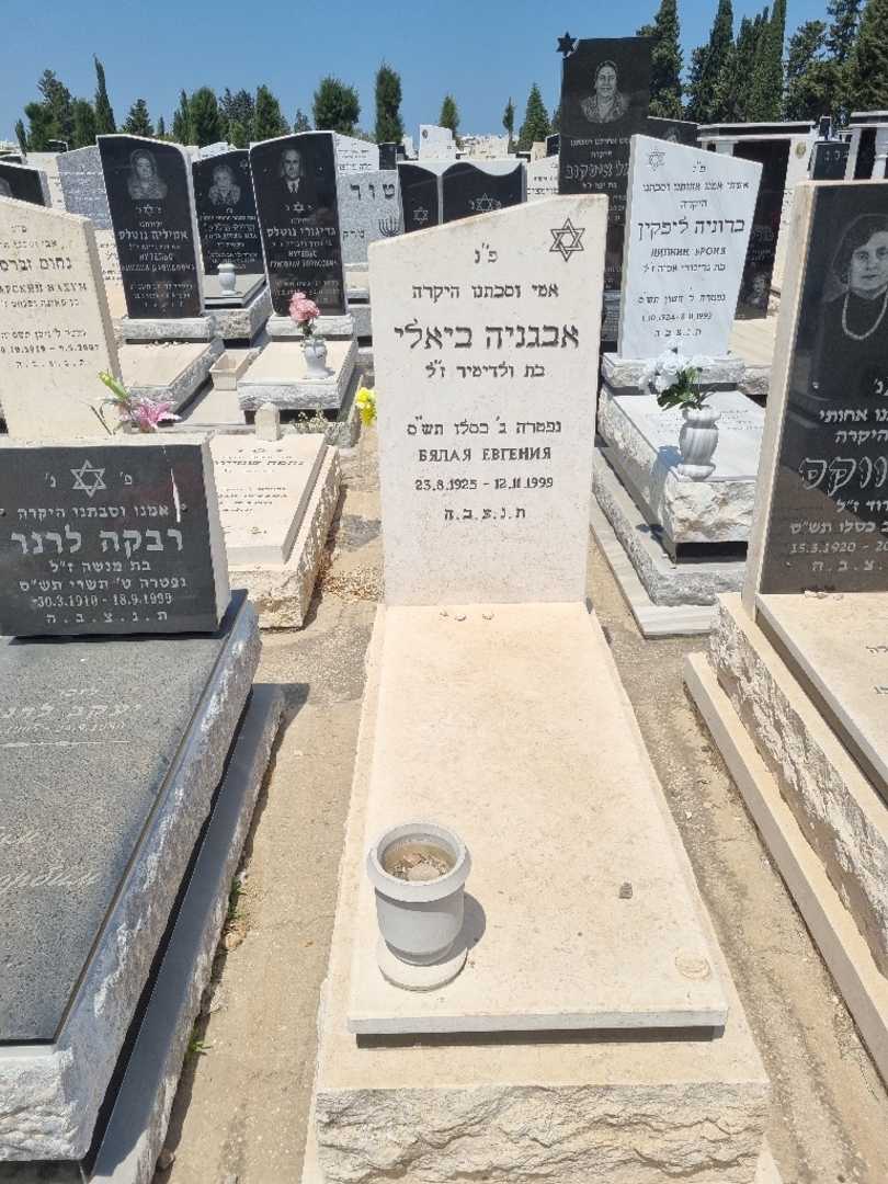 קברו של אבגניה ביאלי. תמונה 1