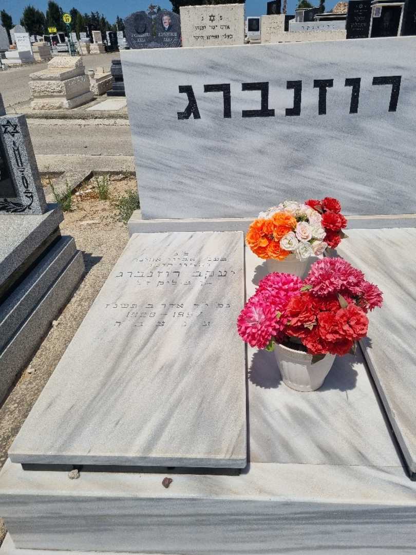 קברו של יעקב רוזנברג. תמונה 2