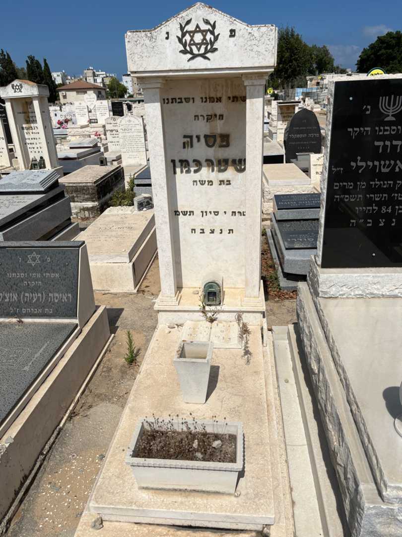 קברו של פסיה שטרחמן. תמונה 1