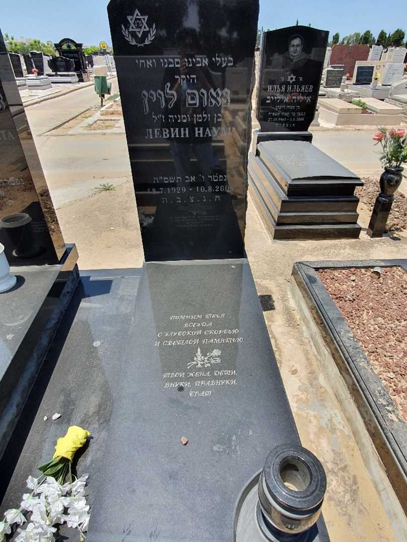 קברו של נאום לוין. תמונה 1
