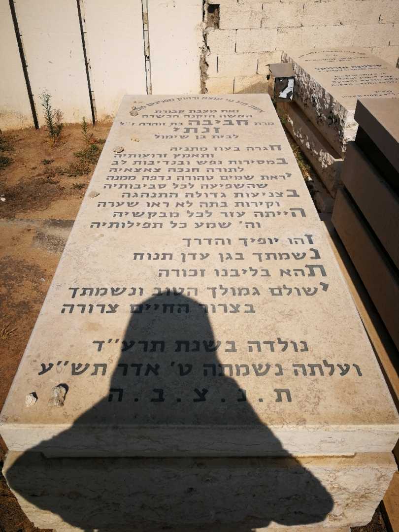 קברו של חביבה זנתי. תמונה 1