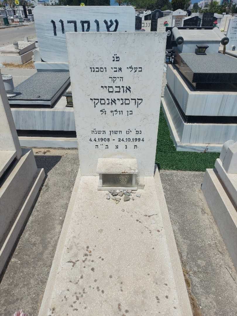 קברו של אובסיי קרסניאנסקי. תמונה 1