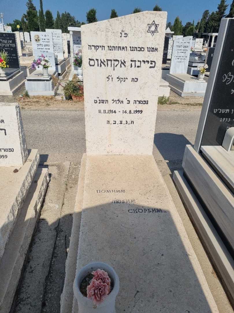 קברו של פייגה אקחאוס. תמונה 1