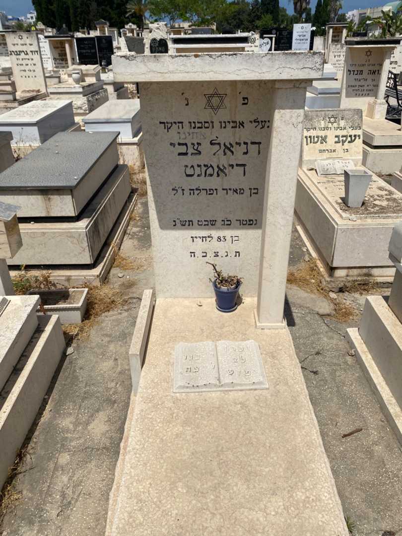 קברו של דניאל דיאמנט. תמונה 1