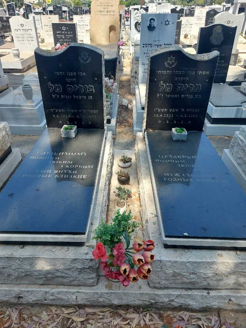 קברו של בוריס מל. תמונה 1
