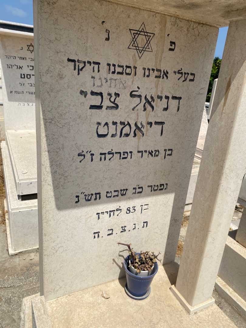 קברו של דניאל דיאמנט. תמונה 2