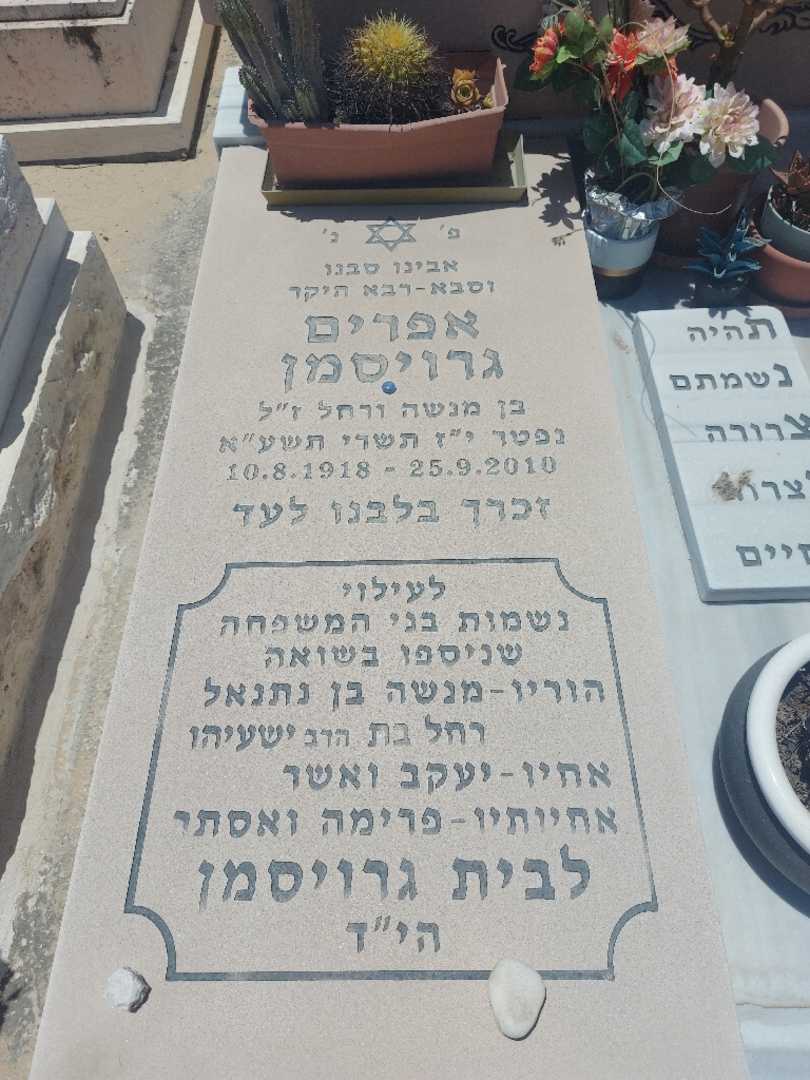 קברו של בלה גרויסמן. תמונה 2