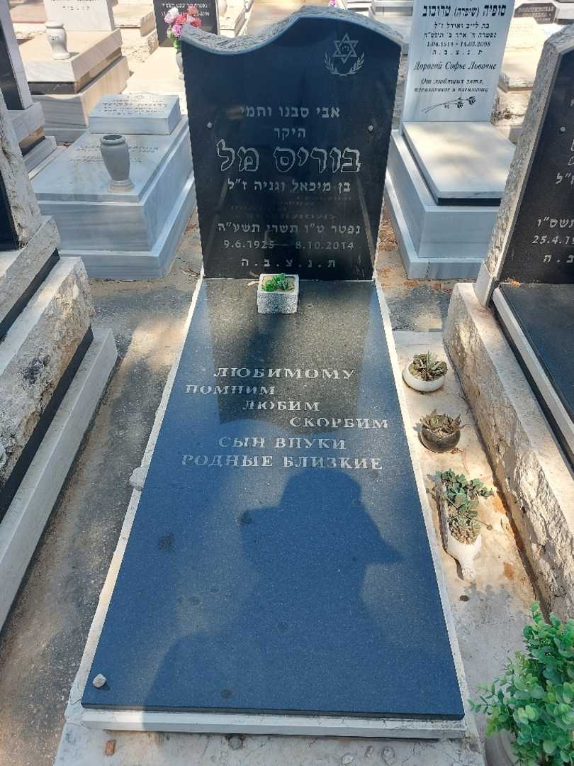 קברו של בוריס מל. תמונה 2