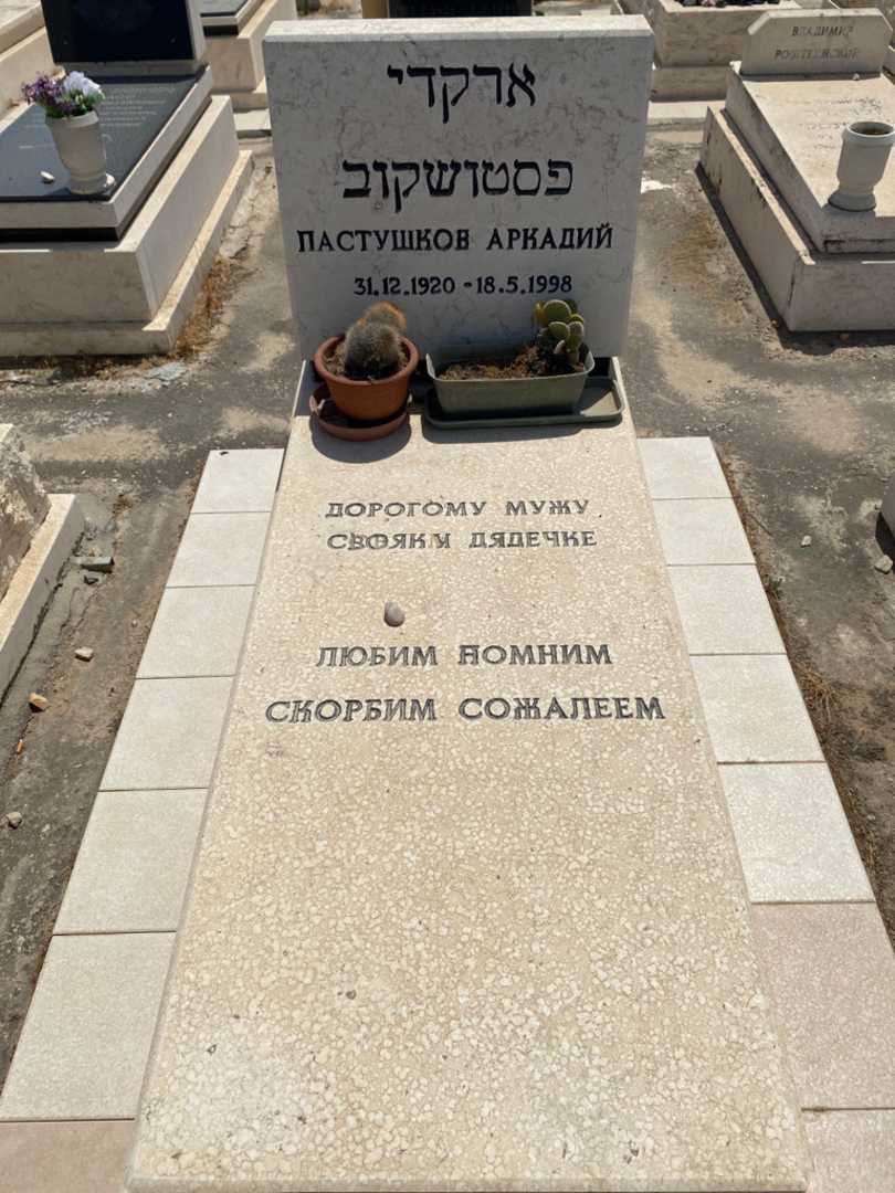קברו של ארקדי פסטושקוב. תמונה 1