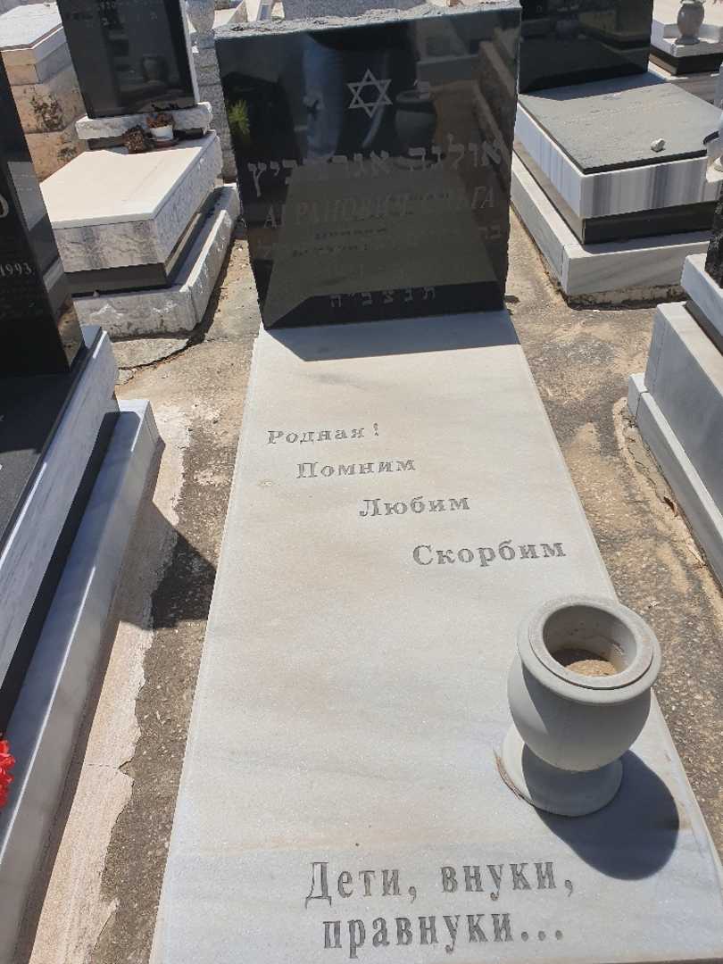 קברו של אולגה אגרונוביץ'. תמונה 1