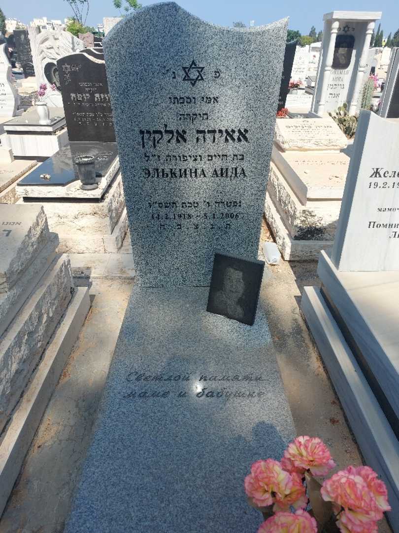 קברו של אאידה אלקין. תמונה 1