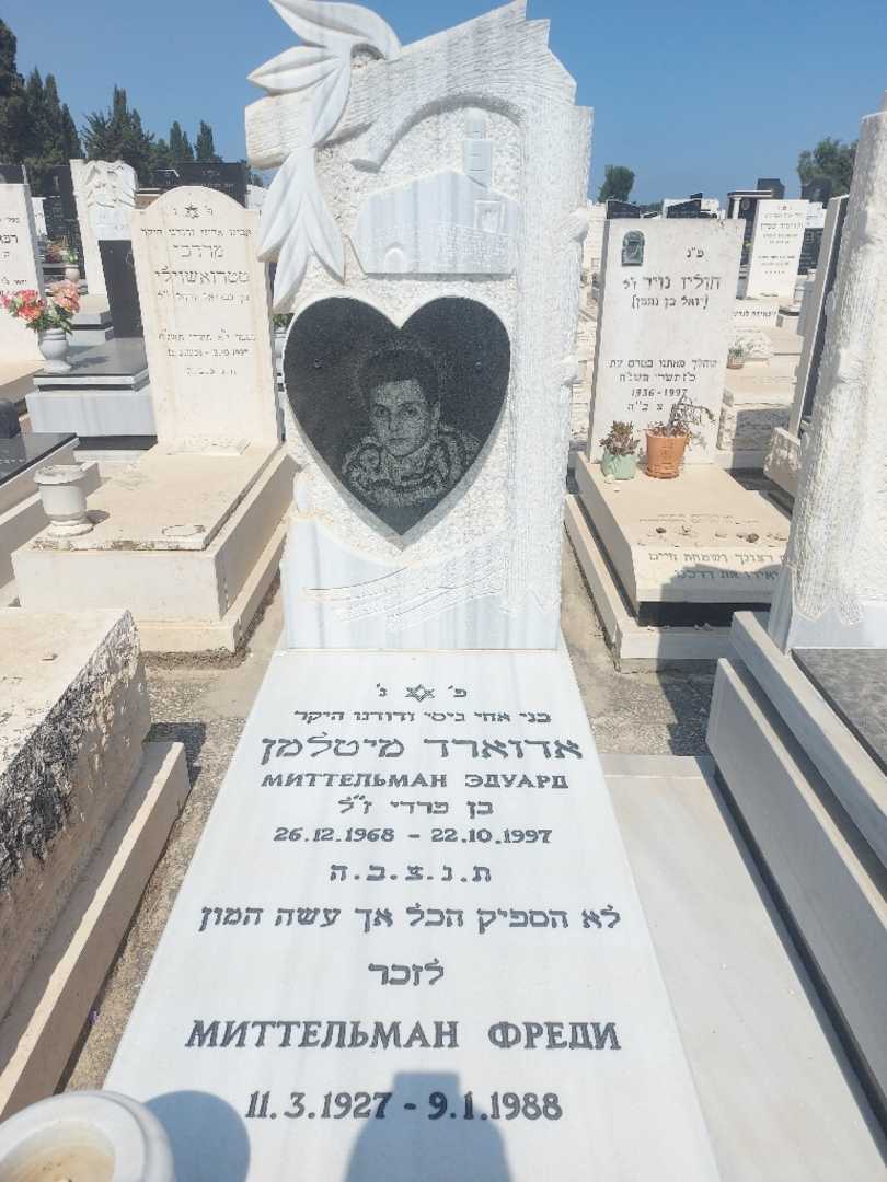 קברו של פרדי מיטלמן. תמונה 2