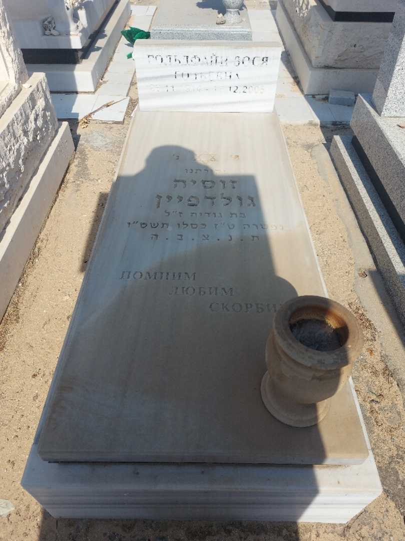 קברו של זוסיה גולדפיין. תמונה 1