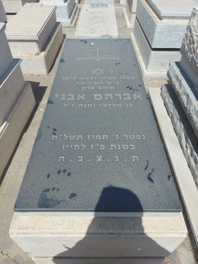 קברו של אברהם אבגי. תמונה 1
