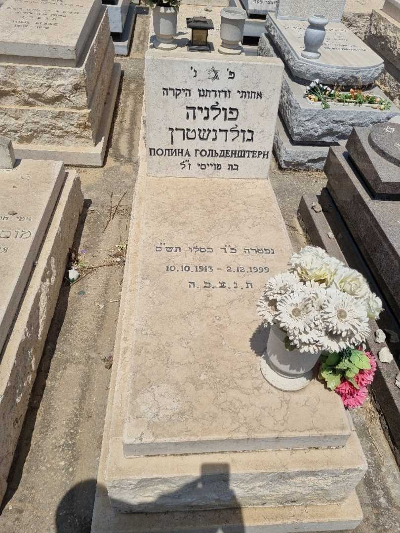 קברו של פולינה גולדנשטרן. תמונה 1