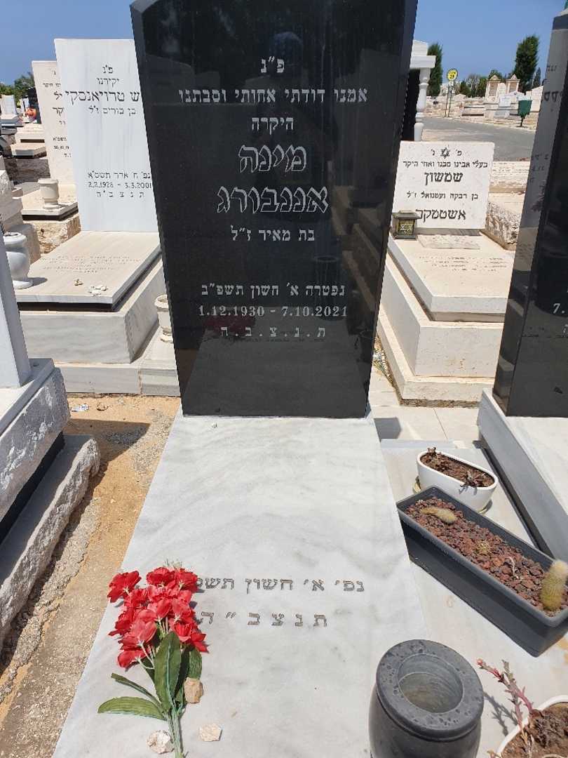 קברו של מינה אננבורג. תמונה 1