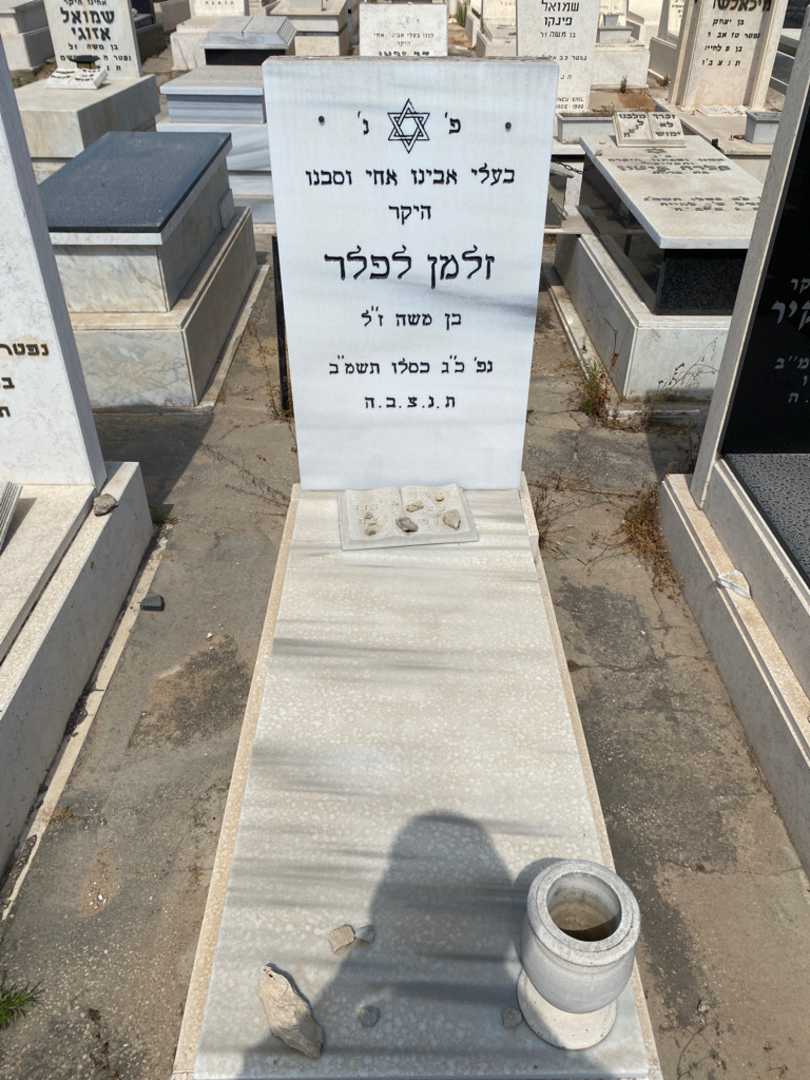 קברו של זלמן לפלר. תמונה 1