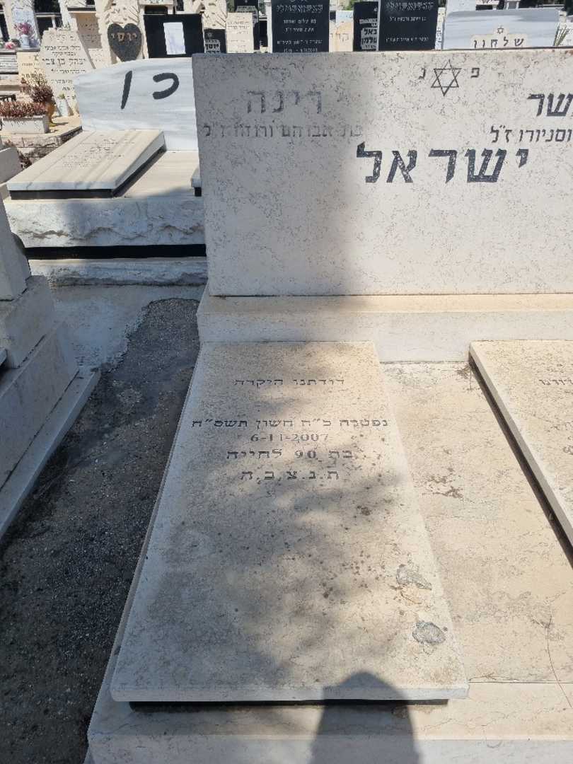 קברו של רינה ישראל. תמונה 2