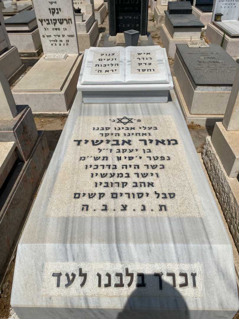 קברו של מאיר אבישיד. תמונה 1