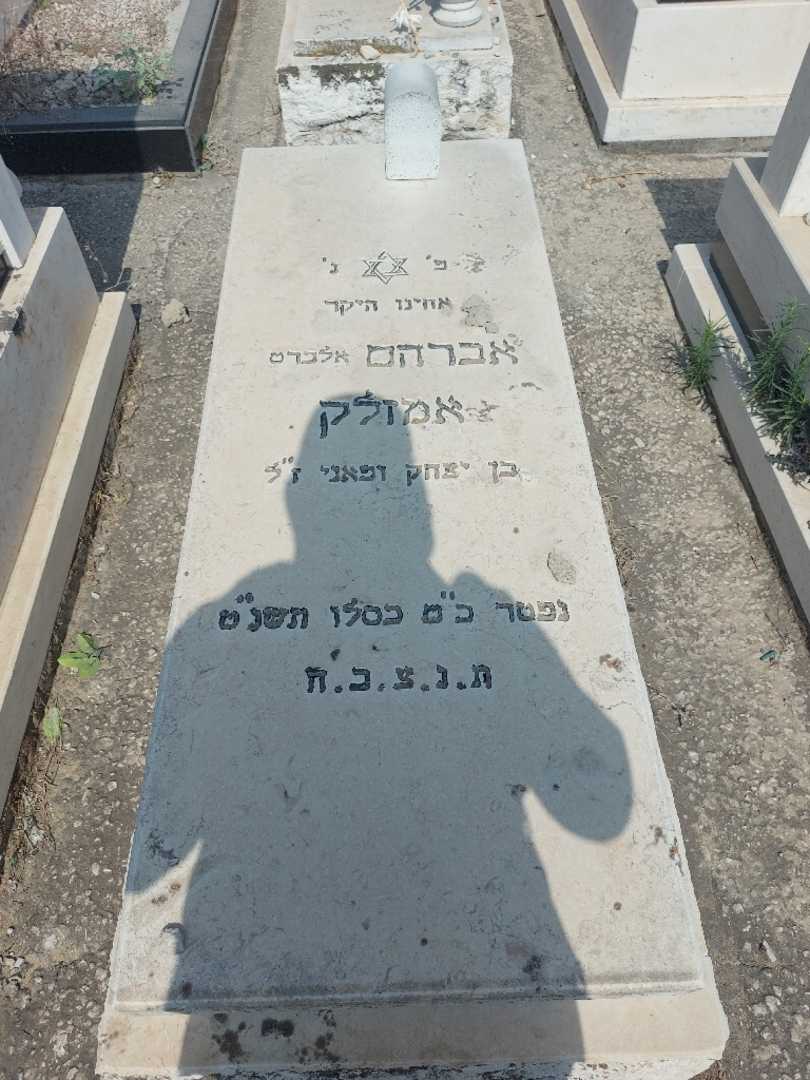 קברו של אברהם "אלברט" אמזלק. תמונה 1