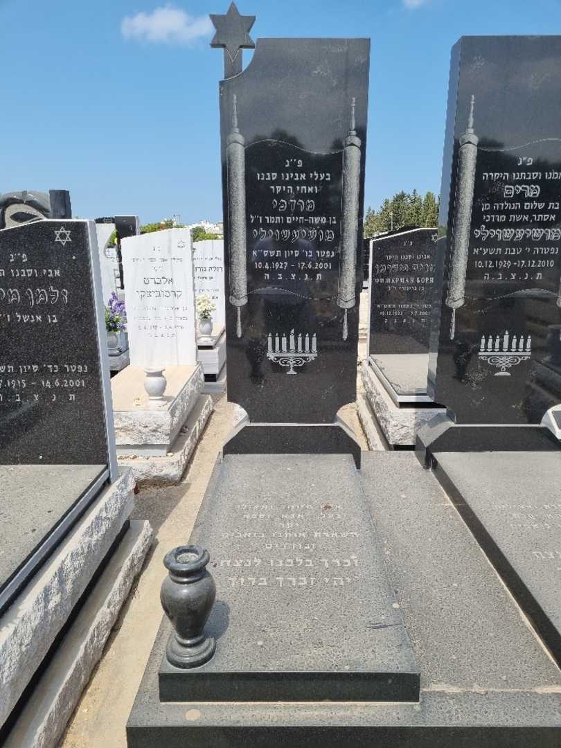 קברו של מרדכי מושיאשוילי. תמונה 1