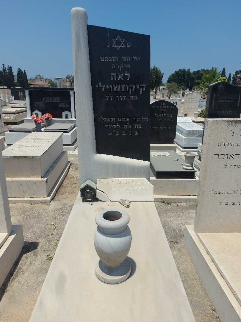 קברו של לאה קיקוזשוילי. תמונה 1