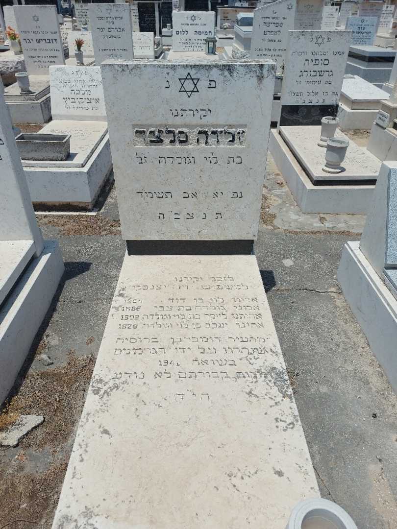 קברו של זלדה סלצר. תמונה 1