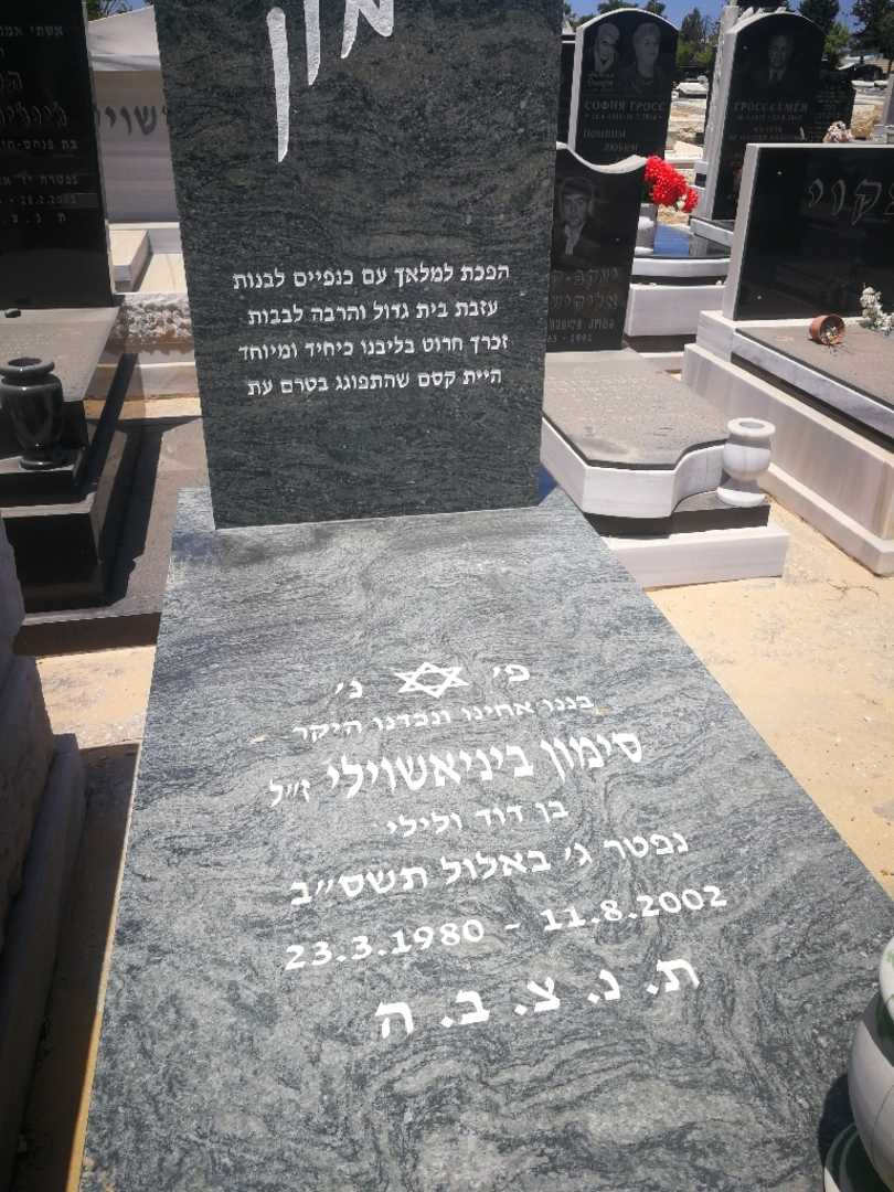קברו של סימון בינאשוילי. תמונה 1