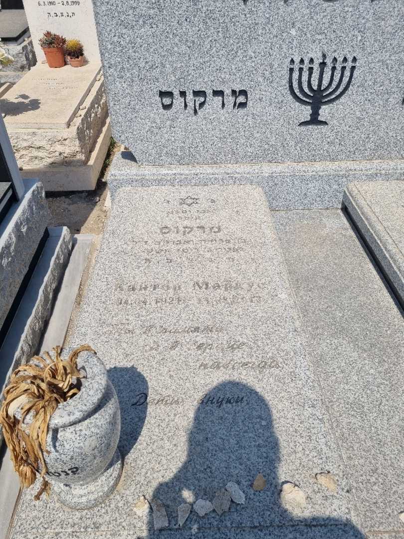 קברו של מרקוס קנטור. תמונה 2