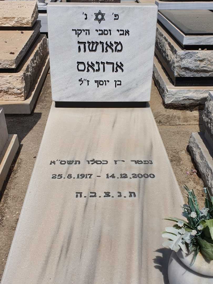 קברו של מאושה ארונאס. תמונה 1