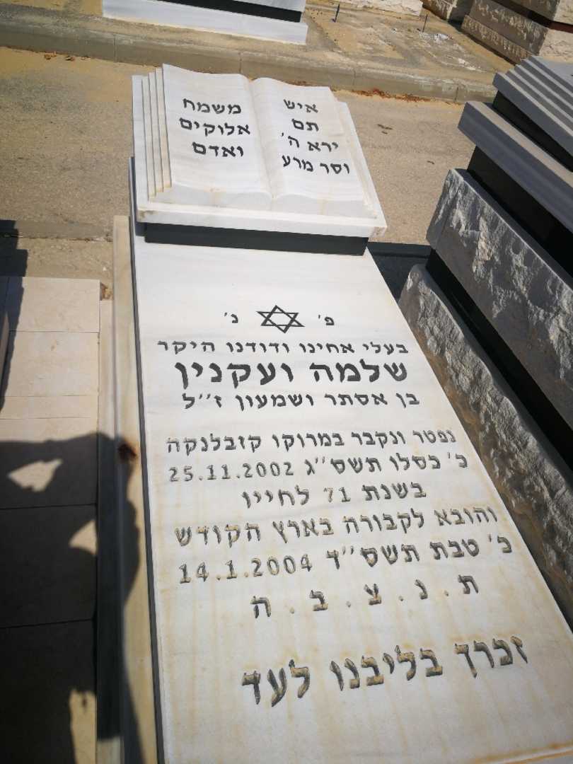 קברו של שלמה ועקנין. תמונה 1