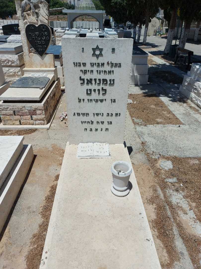 קברו של עמנואל לויט. תמונה 1