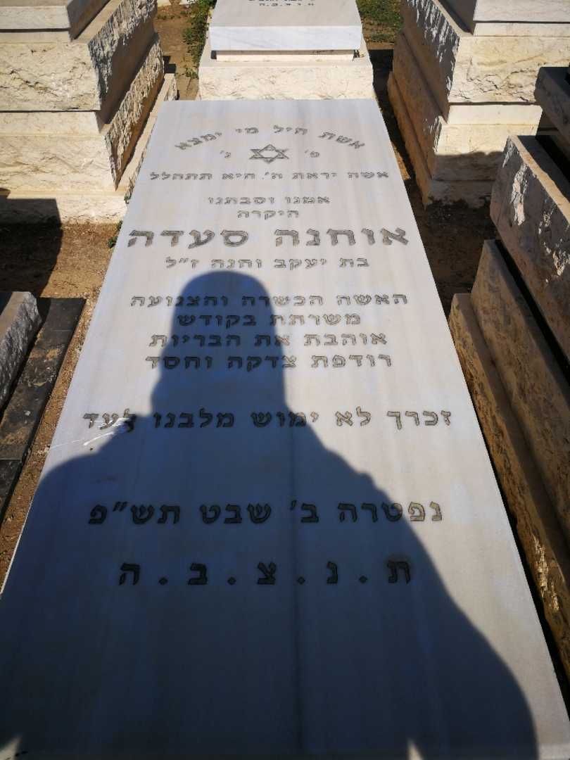 קברו של אוחנה סעדה. תמונה 1