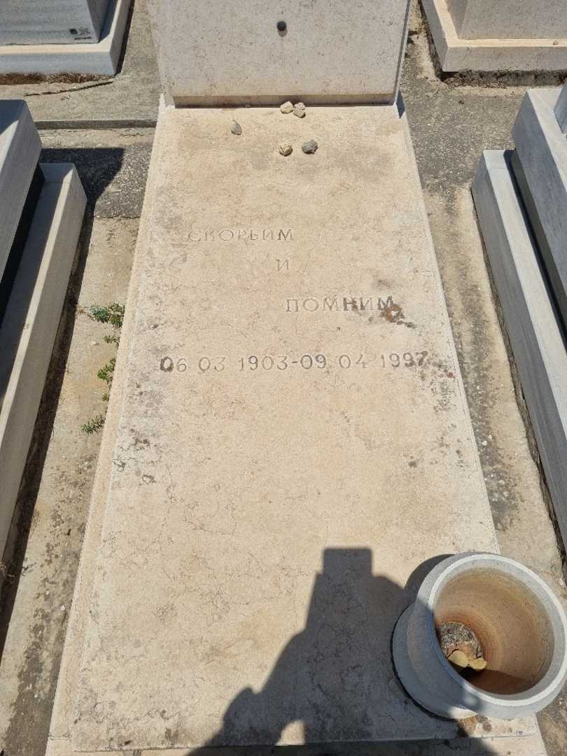 קברו של לב רבינוביץ. תמונה 2