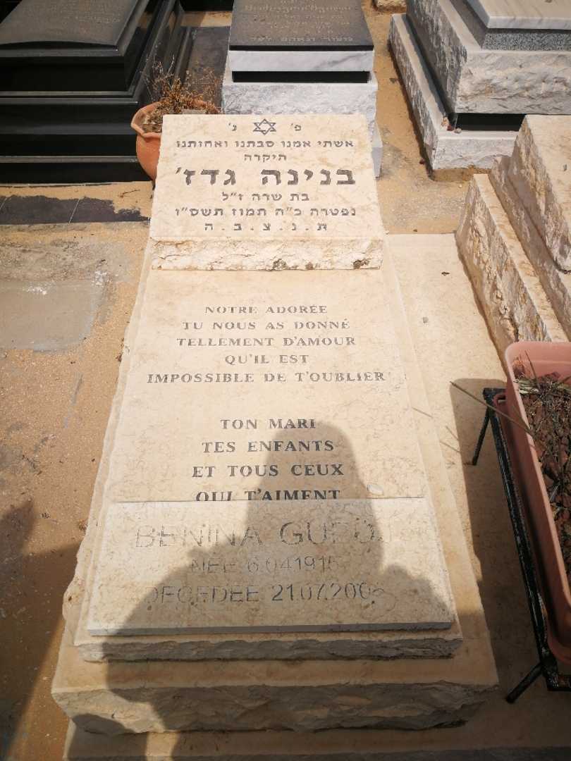 קברו של בנינה גדז'. תמונה 2