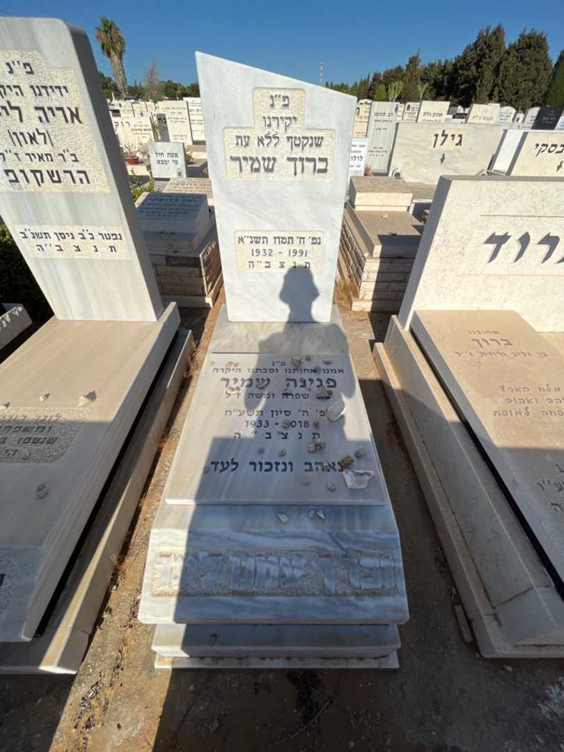 קברו של פנינה שמיר
