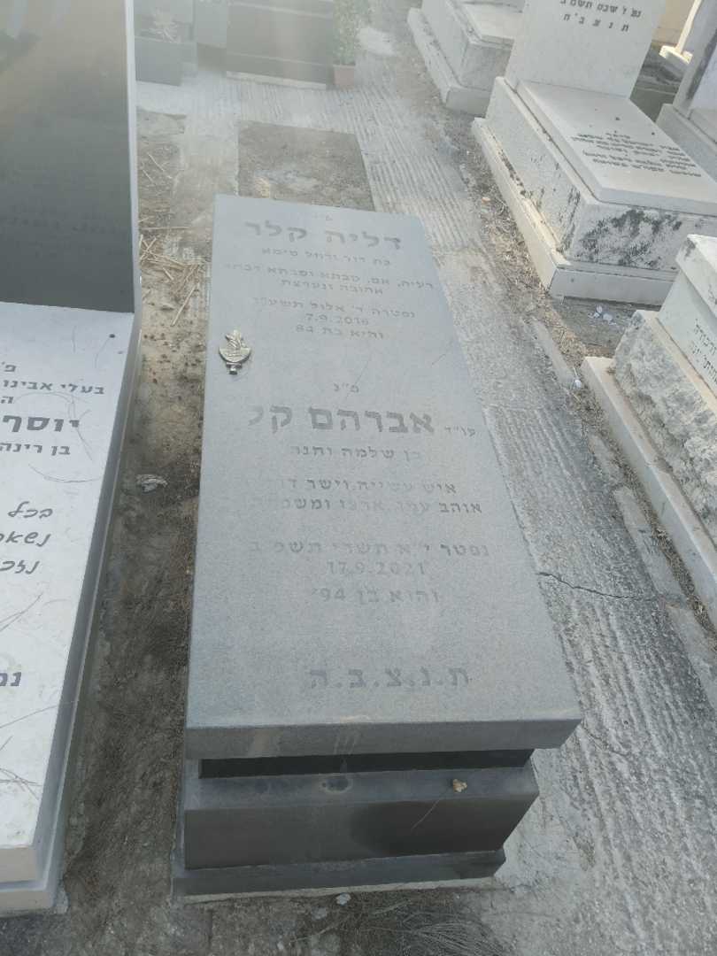 קברו של אברהם קלר