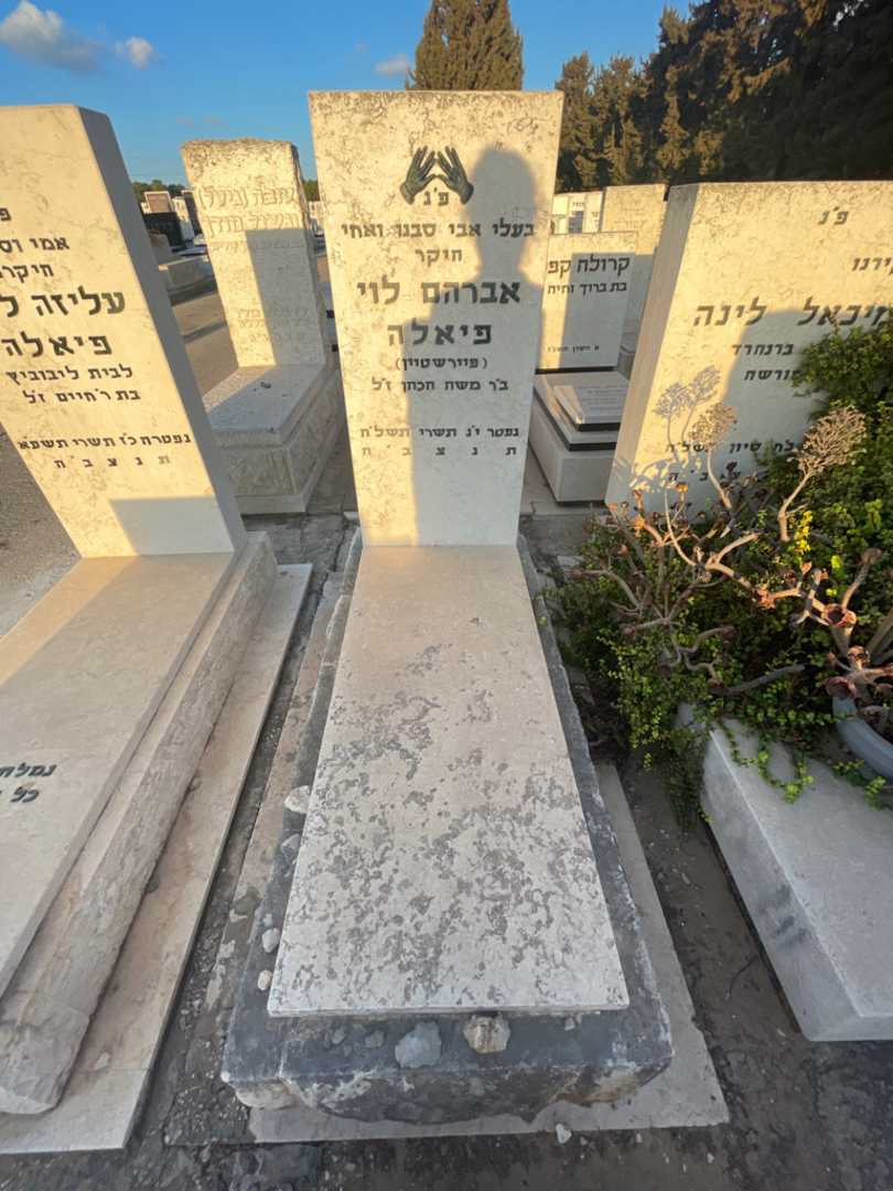 קברו של אברהם לוי "פיירשטיין" פיאלה. תמונה 2