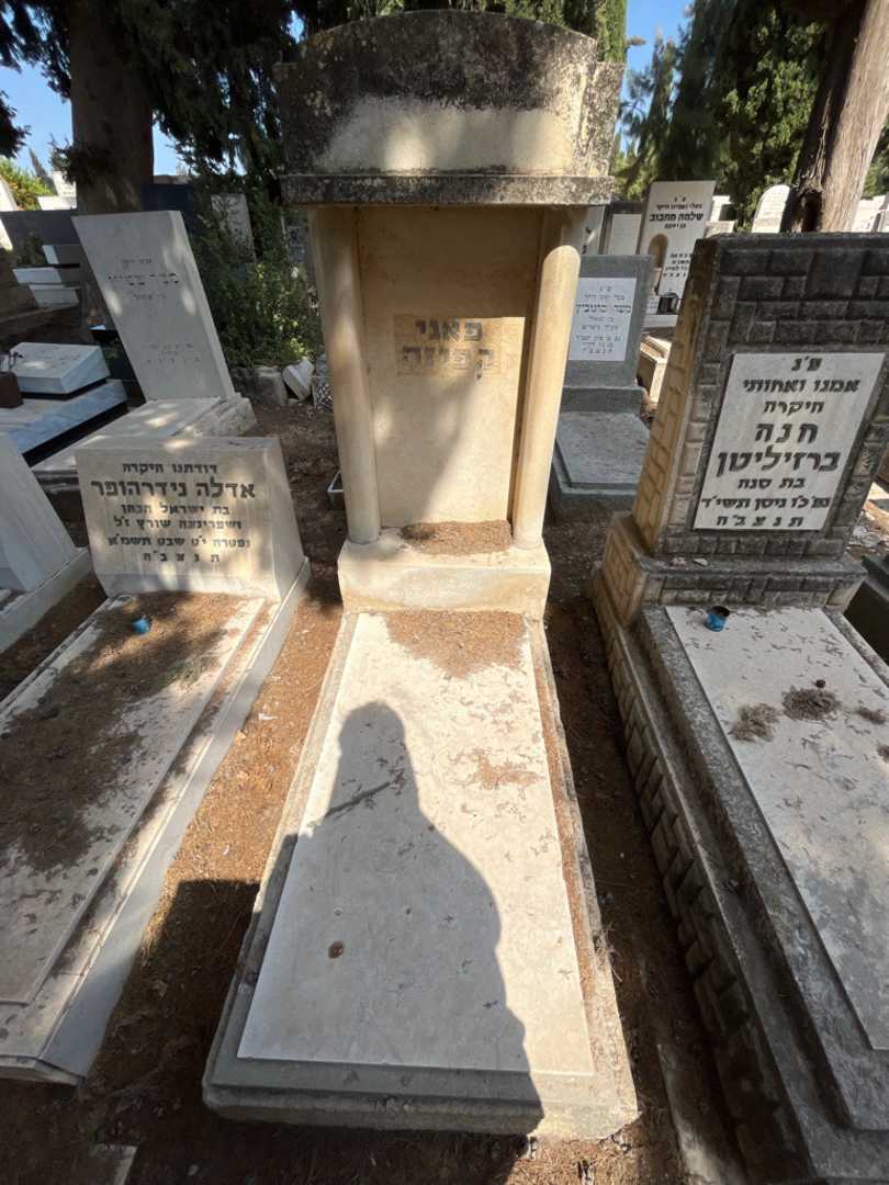 קברו של פאני קפיזה
