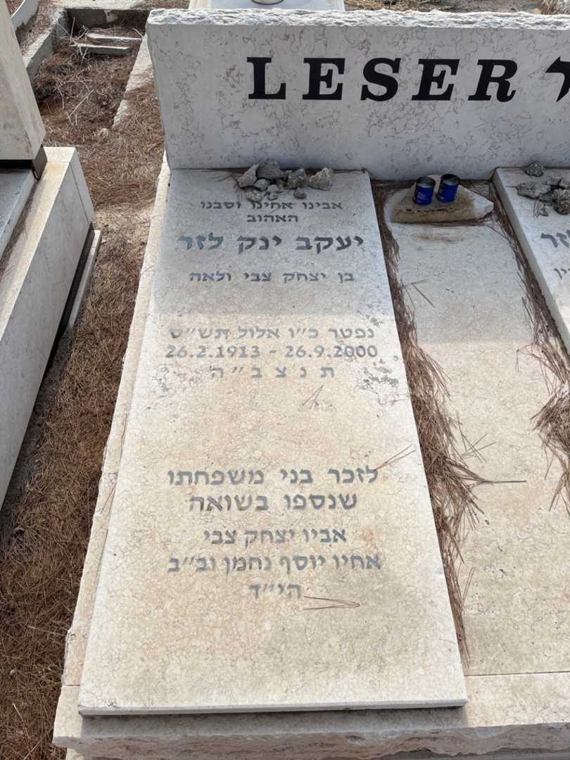קברו של יעקב ינק לגר. תמונה 1