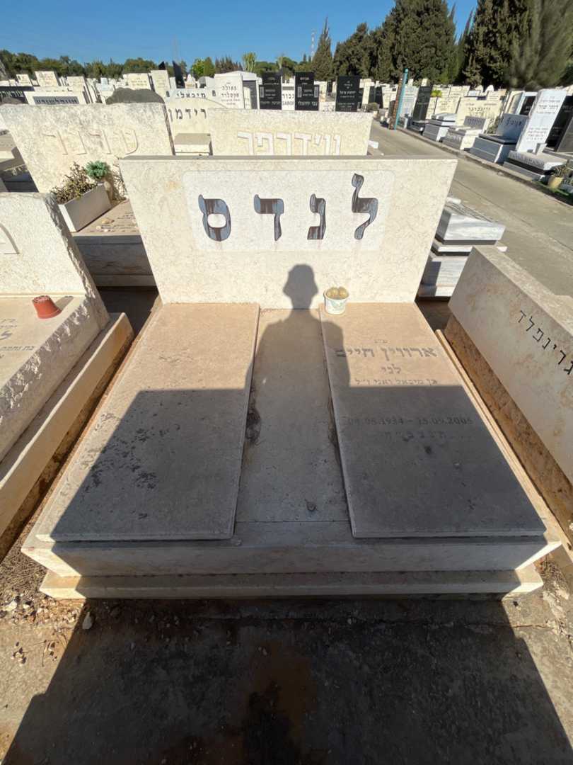 קברו של ארווין חיים "לני" לנדס. תמונה 1